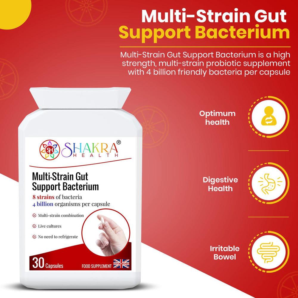 Buy Multi-Strain Gut Support Bacterium | Full Spectrum Support of Upper & Lower Bowel - Looking to optimize your digestive health and well-being? Look no further than Multi-Strain Gut Support Bacterium! This potent formula combines a diverse blend of beneficial bacteria to create a thriving gut microbiome. at Sacred Remedy Online