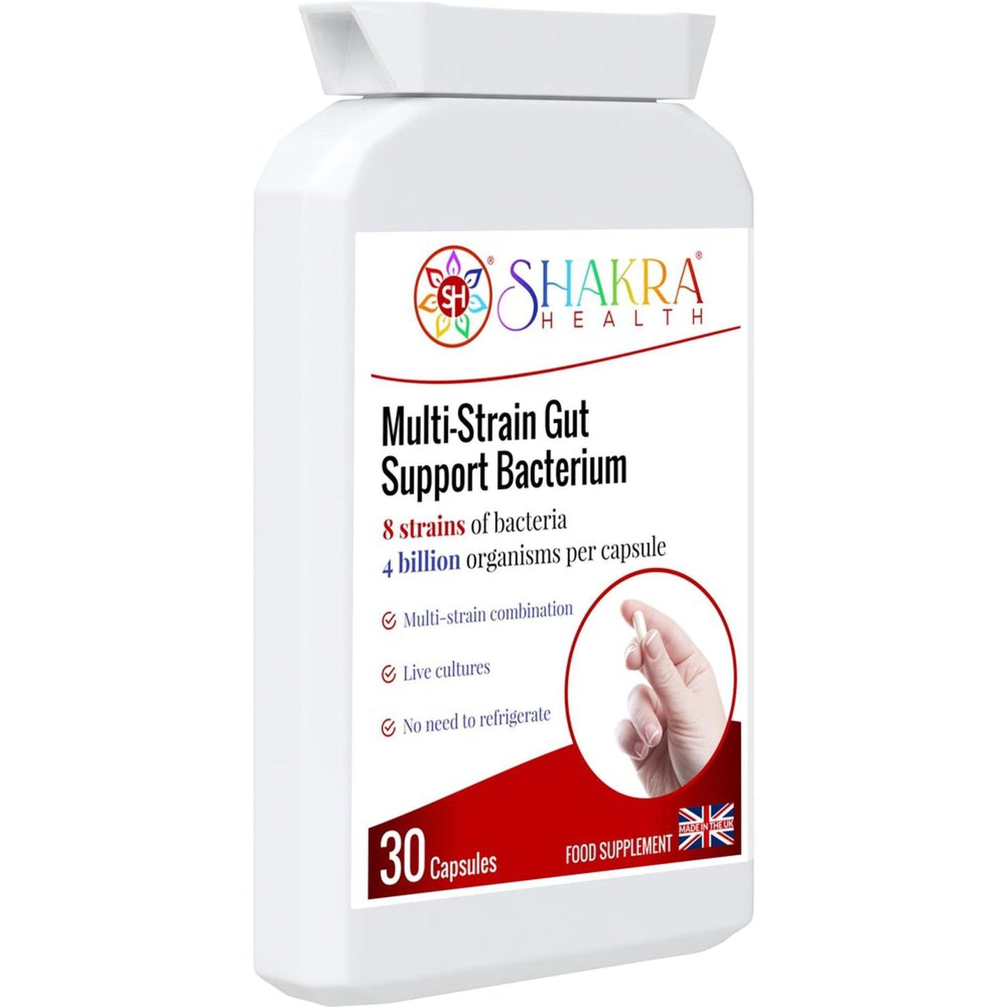 Multi-Strain Gut Support Bacterium | Full Spectrum Support of Upper & Lower Bowel - Looking to optimize your digestive health and well-being? Look no further than Multi-Strain Gut Support Bacterium! This potent formula combines a diverse blend of beneficial bacteria to create a thriving gut microbiome. Buy Now at Sacred Remedy