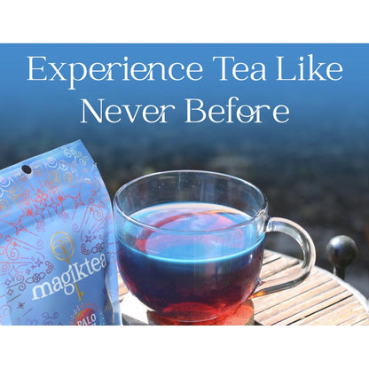 Organic Palo Azul Fluorescent Blue Tea | Kidneywood & Detox - 100% Organic Palo Azul tea bags. Fluorescent blue glow, 8x more antioxidants than green tea. Supports kidney health, detox & alkaline balance. Buy Now at Sacred Remedy
