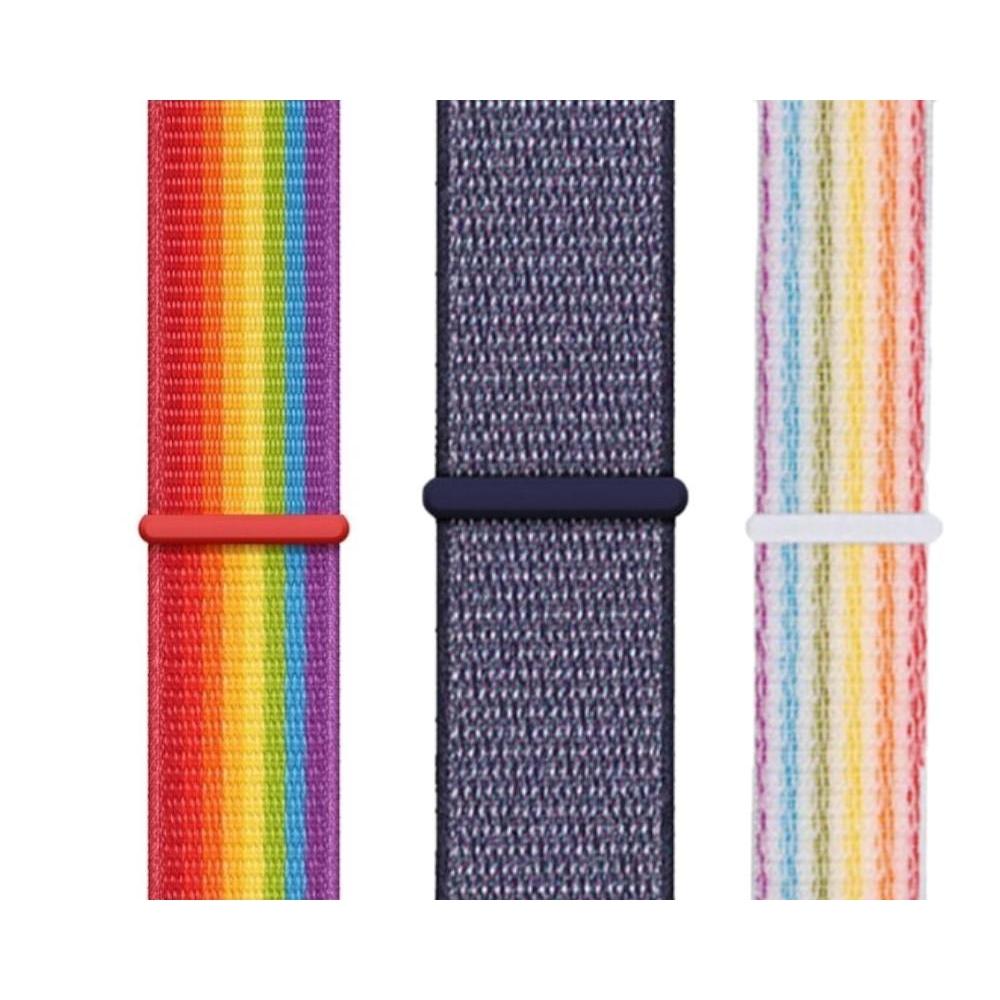 Buy Pride Stripes Adjustable Breathable Loop Sport Strap for Apple Watch - This strap excels in terms of comfort and durability. Compatible with all variants of Apple Watch and Apple Watch Sport its great for every occasion. It’s practical enough for exercise sessions in the gym. But it’s also contemporary and can just be worn for a weekend day trip, a relaxed evening with friends or even a day at work. at Sacred Remedy Online