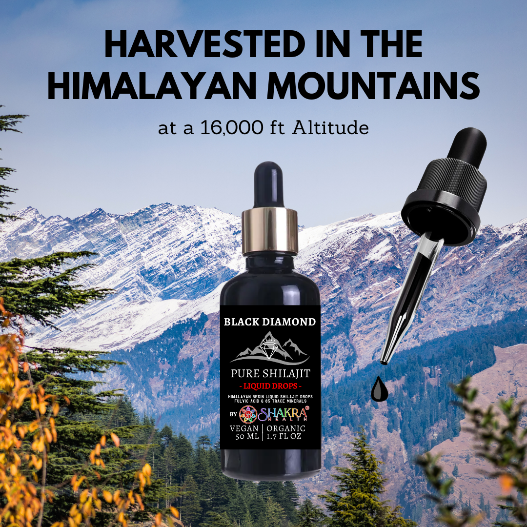 Buy Black Diamond Shilajit Liquid Drops - Pure, Potent, 50ml - Experience the power of nature with Black Diamond Shilajit Liquid Drops. Our premium 50ml bottle delivers concentrated nutrients for enhanced energy, vitality, and overall well-being. Pure and potent, our Shilajit is expertly sourced and processed. at Sacred Remedy Online