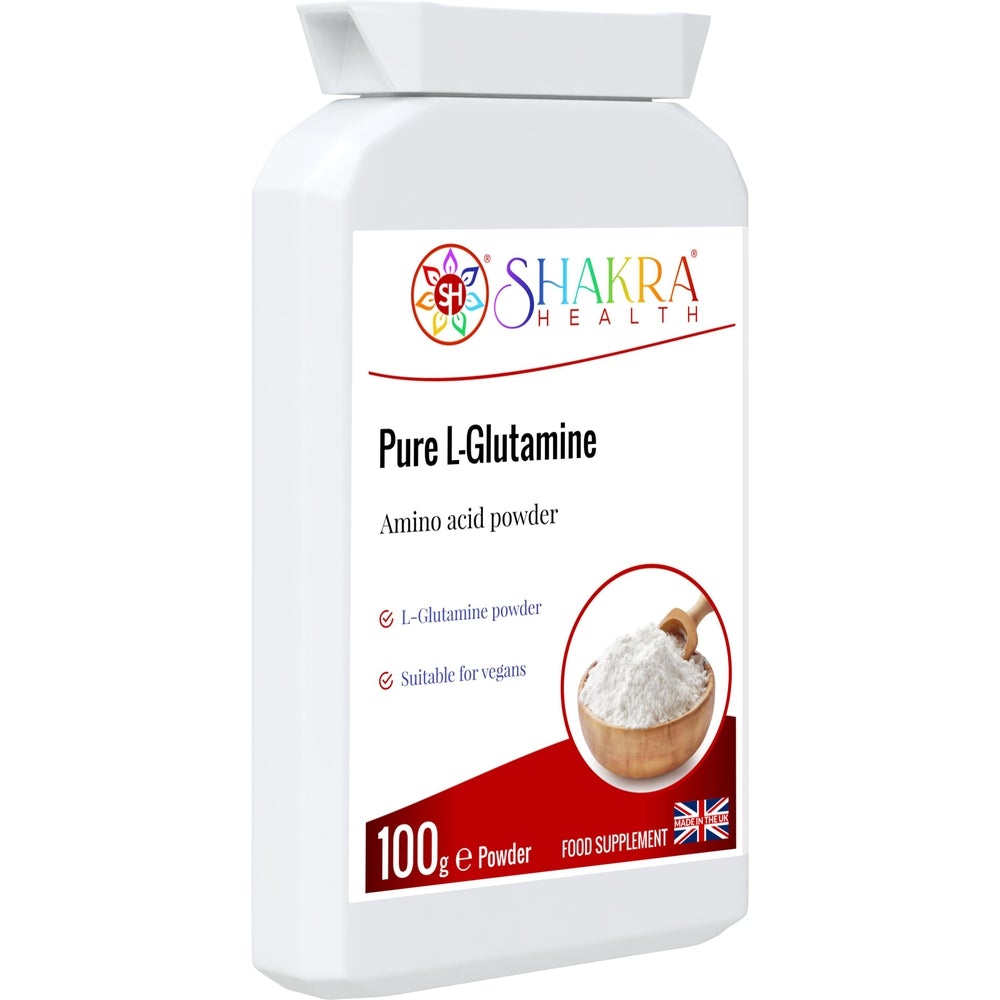 Buy Pure L-Glutamine Amino Acid Powder, Supports Management of Uric Acid - Support your fitness goals with Pure L-Glutamine Powder. L-Glutamine is an amino acid that contributes to muscle growth and repair. at Sacred Remedy Online