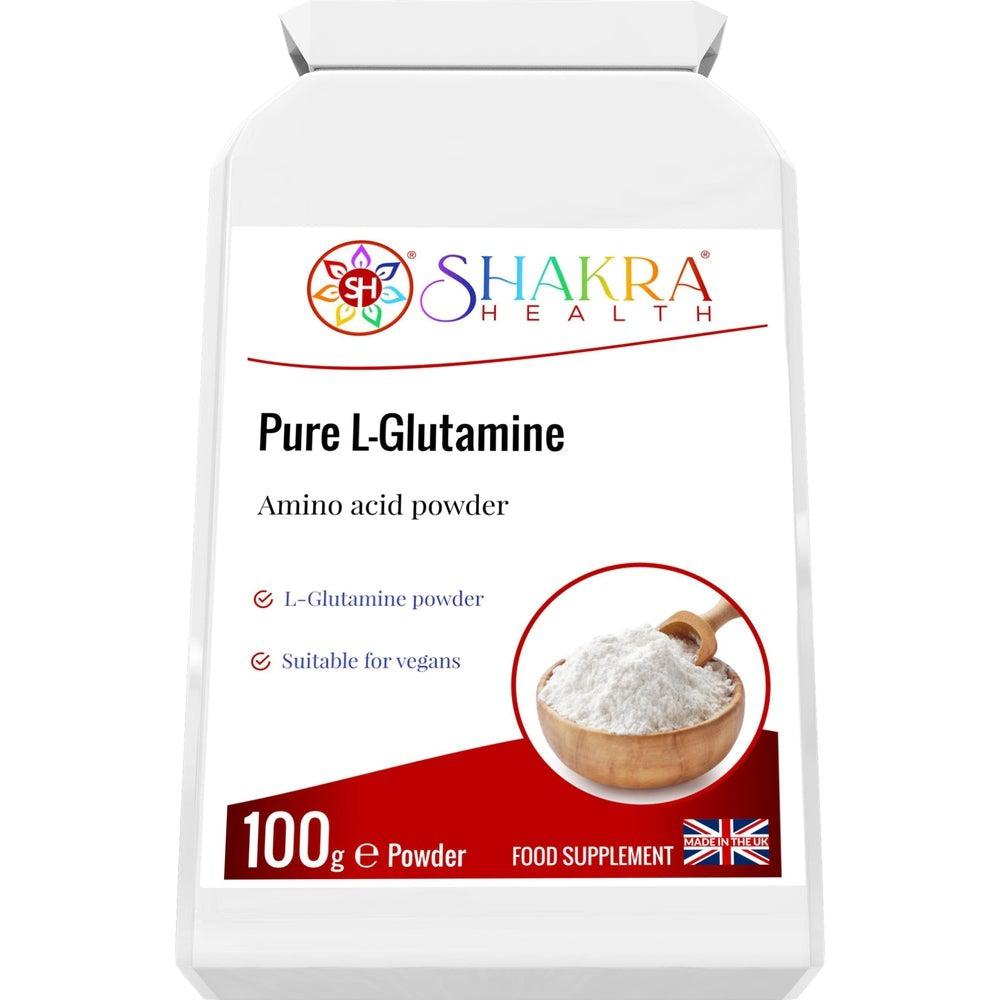 Buy Pure L-Glutamine Amino Acid Powder, Supports Management of Uric Acid - Support your fitness goals with Pure L-Glutamine Powder. L-Glutamine is an amino acid that contributes to muscle growth and repair. at Sacred Remedy Online