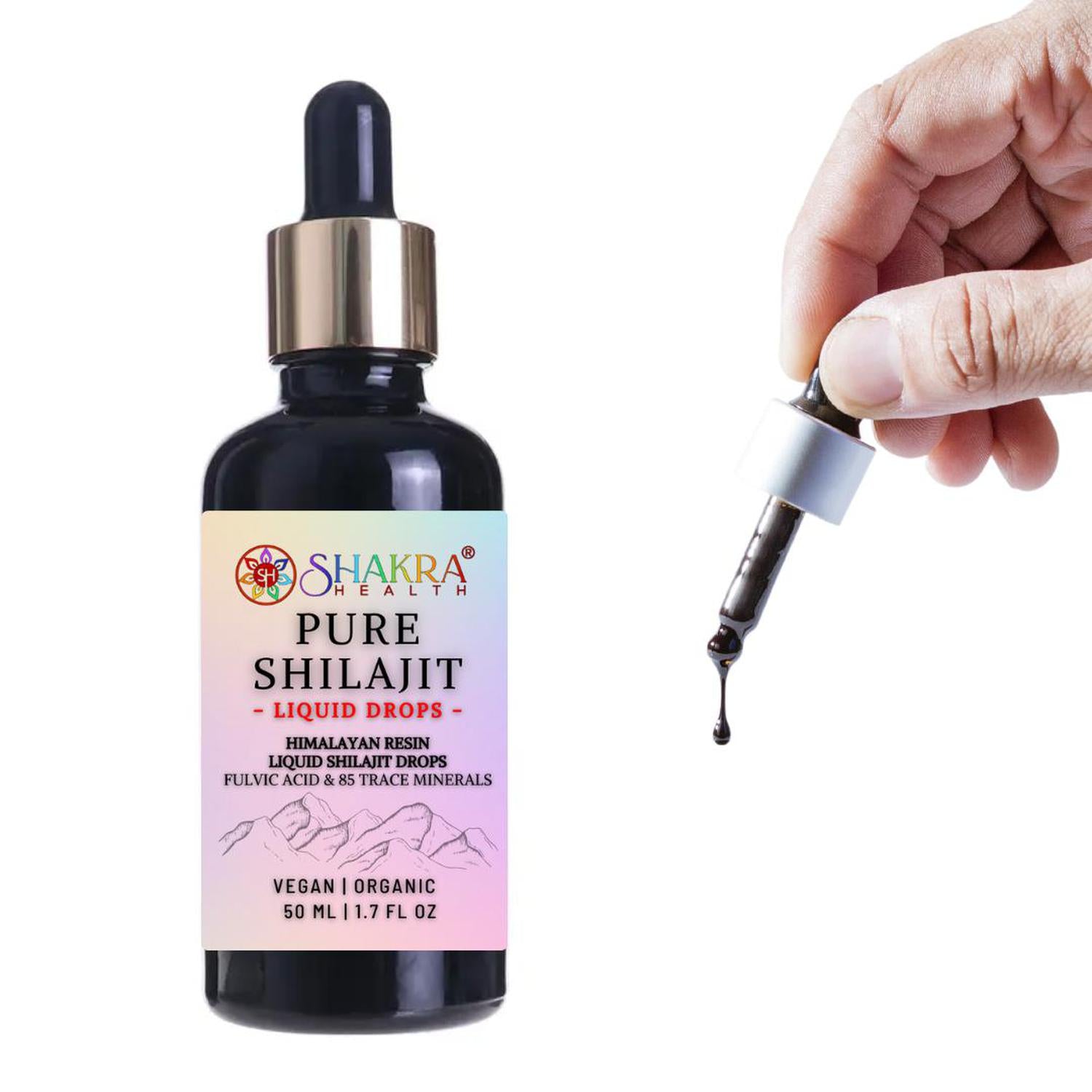 Pure Shilajit Liquid Drops | Energy, Focus & Stamina Tonic - Authentic Himalayan Shilajit liquid with Fulvic Acid. Unleash insane energy, sharpen focus, boost drive & support holistic health. Pure & Lab Tested. Buy Now at Sacred Remedy