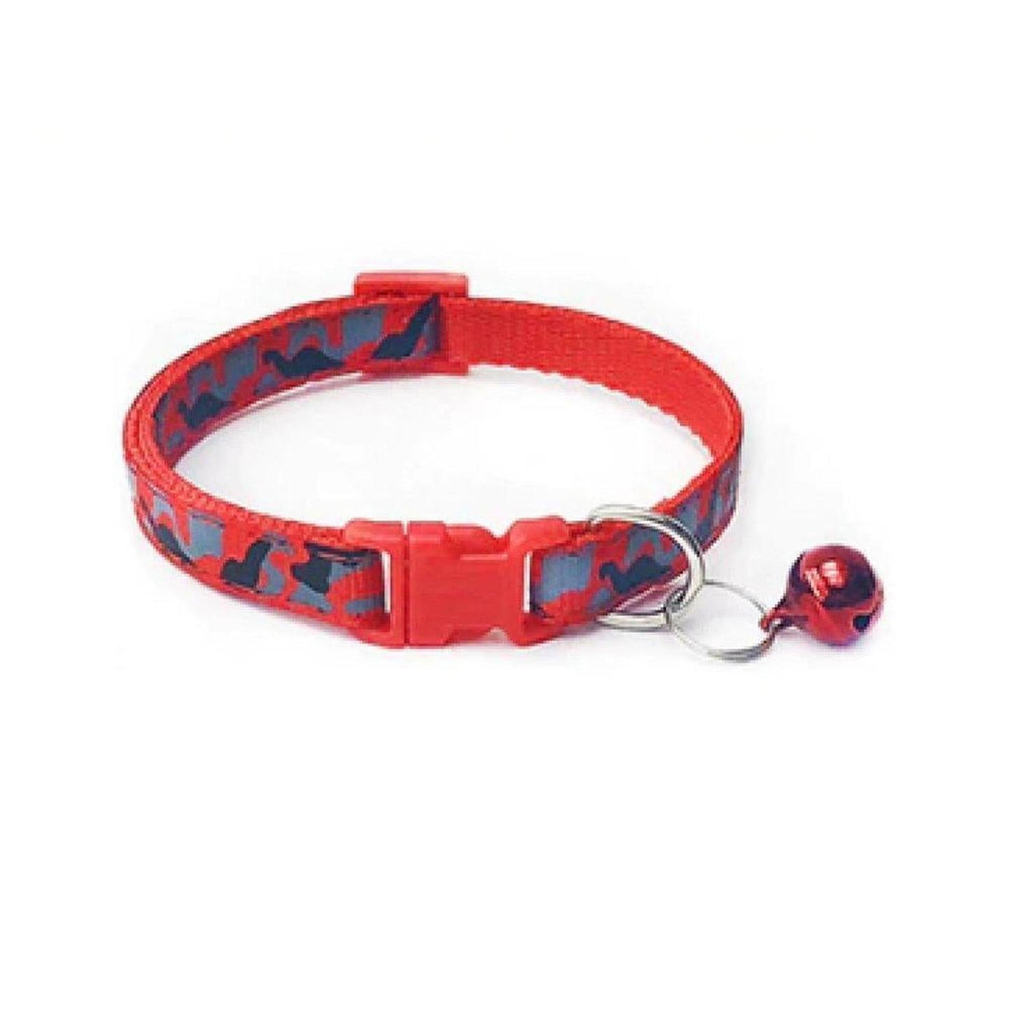 Reflective Small Animal / Kitten / Cat / Puppy Collar with Bell - The gloss reflective collar ensures that your pet is seen in the dark with car headlights. Designed with safety in mind it incorporates a break away buckle to enable your animal to get free if caught on an object. Buy Now at Sacred Remedy