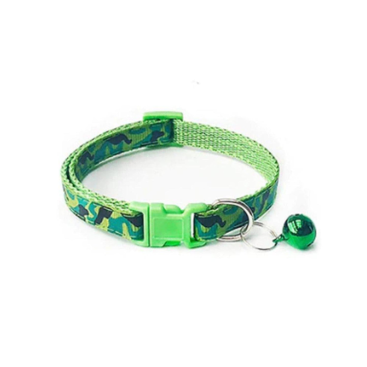 Reflective Small Animal / Kitten / Cat / Puppy Collar with Bell - The gloss reflective collar ensures that your pet is seen in the dark with car headlights. Designed with safety in mind it incorporates a break away buckle to enable your animal to get free if caught on an object. Buy Now at Sacred Remedy