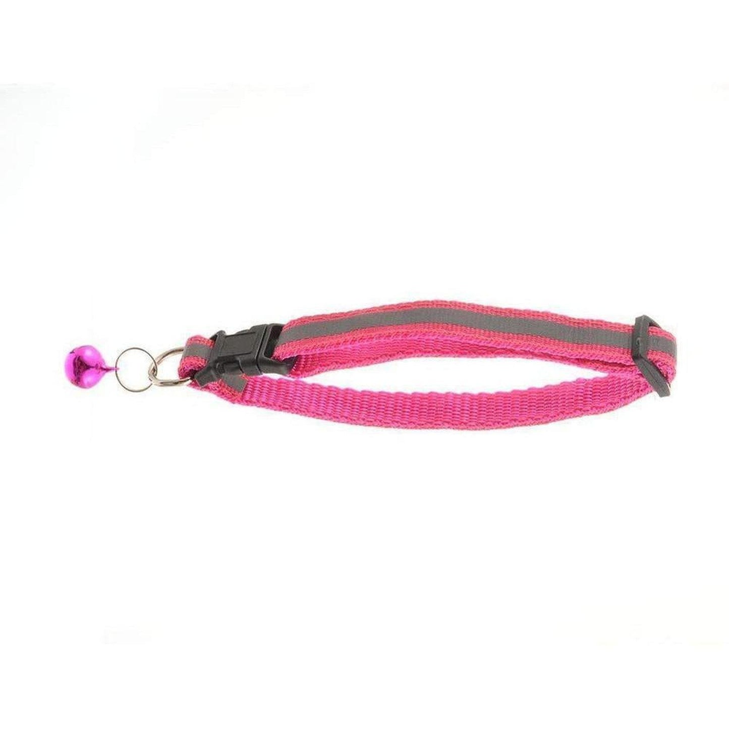 Reflective Small Animal / Kitten / Cat / Puppy Collar with Bell - The gloss reflective collar ensures that your pet is seen in the dark with car headlights. Designed with safety in mind it incorporates a break away buckle to enable your animal to get free if caught on an object. Buy Now at Sacred Remedy