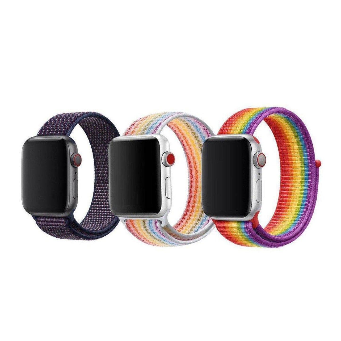 Pride Stripes Adjustable Breathable Loop Sport Strap for Apple Watch - This strap excels in terms of comfort and durability. Compatible with all variants of Apple Watch and Apple Watch Sport its great for every occasion. It’s practical enough for exercise sessions in the gym. But it’s also contemporary and can just be worn for a weekend day trip, a relaxed evening with friends or even a day at work. Buy Now at Sacred Remedy