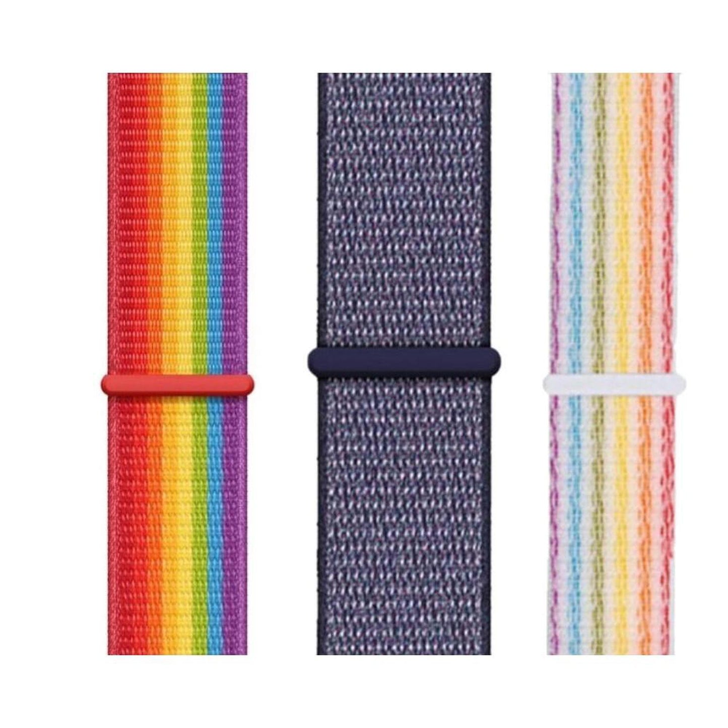 Pride Stripes Adjustable Breathable Loop Sport Strap for Apple Watch - This strap excels in terms of comfort and durability. Compatible with all variants of Apple Watch and Apple Watch Sport its great for every occasion. It’s practical enough for exercise sessions in the gym. But it’s also contemporary and can just be worn for a weekend day trip, a relaxed evening with friends or even a day at work. Buy Now at Sacred Remedy