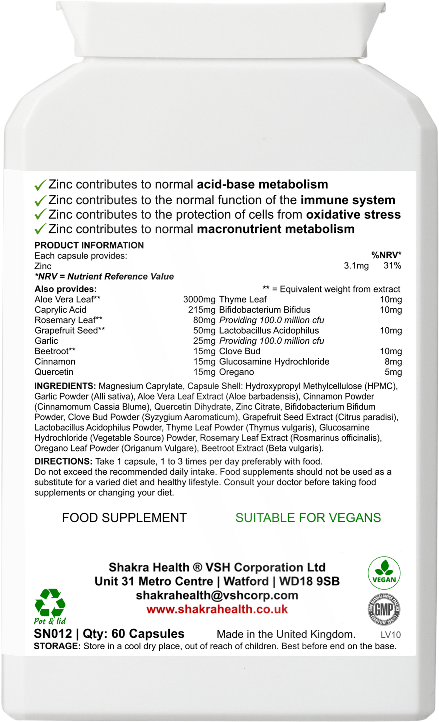 Buy Gastro Gone | All-in-One Yeast Balance, Anti-Candida, Healthy Gut & Detox Supporting Formula - Gastro Gone is an all-in-one yeast balance, digestive health, cleanse and detox supplement. The unique combination of ingredients in this food supplement helps to support the correct balance of gut flora (bacteria and yeasts), along with the integrity of the gastrointestinal tract and the growth of friendly bacteria. at Sacred Remedy Online