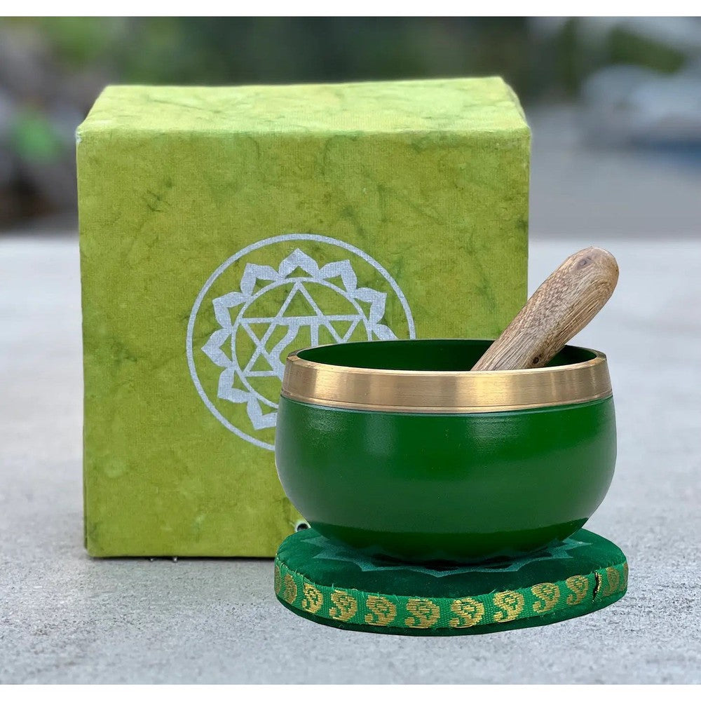 Buy 'Sacral' Chakra Singing Bowl Set. Raise your inner Vibrational Sound - Experience the profound effects of sound healing with the Heart Chakra Singing Bowl Set! This beautiful set is designed to balance and energize your heart chakra, promoting feelings of love, compassion, and inner peace. at Sacred Remedy Online