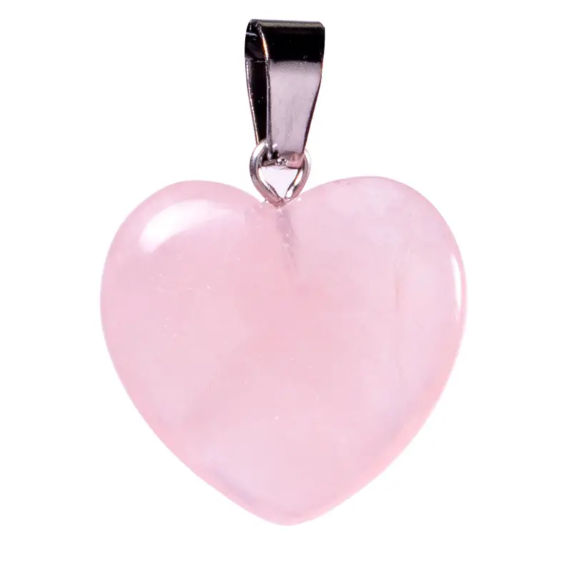 Buy Heart Shape Rose Quartz Pendant Special Gift Healing Stone - Embrace the power of love and tranquility with a stunning Heart Shape Rose Quartz Pendant! This captivating necklace isn't just beautiful - it's believed to hold a wealth of emotional benefits! at Sacred Remedy Online