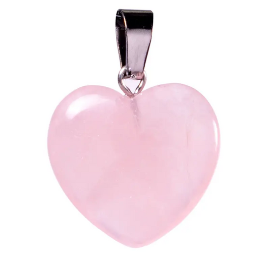 Buy Heart Shape Rose Quartz Pendant Special Gift Healing Stone - Embrace the power of love and tranquility with a stunning Heart Shape Rose Quartz Pendant! This captivating necklace isn't just beautiful - it's believed to hold a wealth of emotional benefits! at Sacred Remedy Online