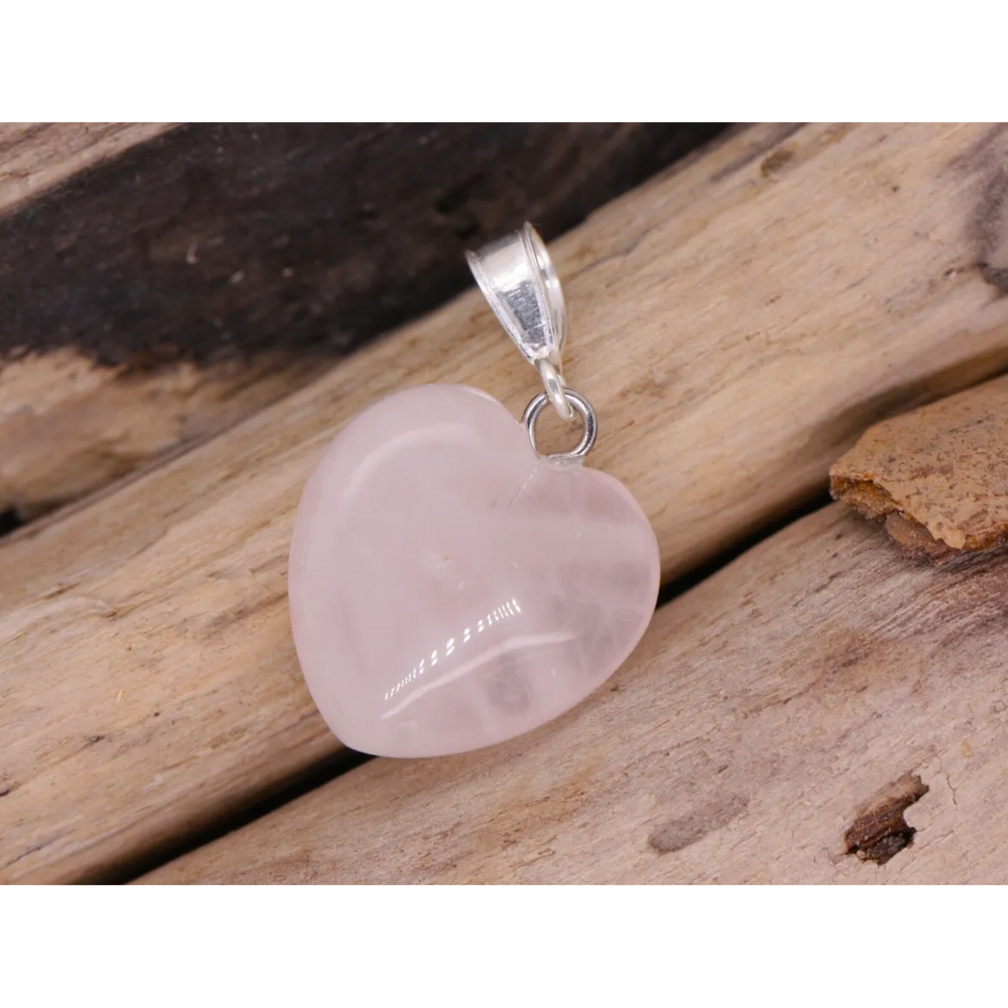 Buy Heart Shape Rose Quartz Pendant Special Gift Healing Stone - Embrace the power of love and tranquility with a stunning Heart Shape Rose Quartz Pendant! This captivating necklace isn't just beautiful - it's believed to hold a wealth of emotional benefits! at Sacred Remedy Online