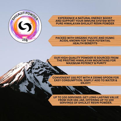 Pure Himalayan Shilajit Powder - 85% Fulvic Acid | 15g = 100 Servings! - Shop pure Himalayan Shilajit powder. Potent adaptogen for energy, focus, and anti-aging. Standardized to 85% Fulvic Acid. Organic and non-GMO. Buy Now at Sacred Remedy