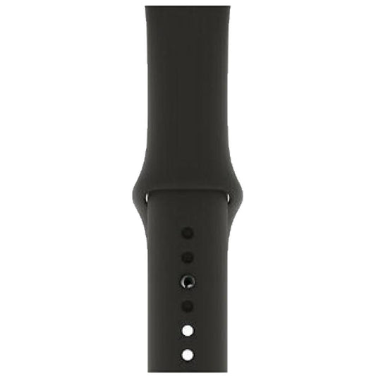 Buy Silicone Replacement Watch Band for Apple Watch | Black - Looking for a comfortable, stylish replacement band for your Apple Watch? Our soft, durable black silicone strap is the perfect choice! This band is ideal for all-day wear, transitions seamlessly from workouts to work, and is available in a range of sizes to fit most wrists. at Sacred Remedy Online