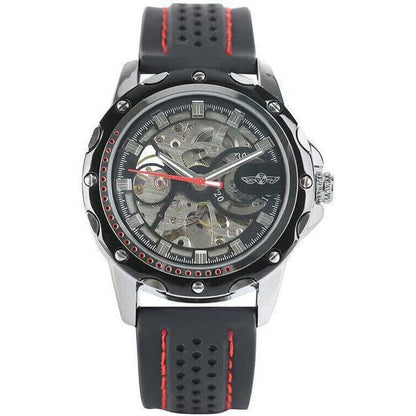 Mens Luxury Skeleton Watch | Automatic Mechanical Sport - Shop this Mens Automatic Mechanical Skeleton Watch. Features luminous hands, 3ATM water resistance, and luxury sport design. Perfect gift for Father or Brother. Buy Now at Sacred Remedy