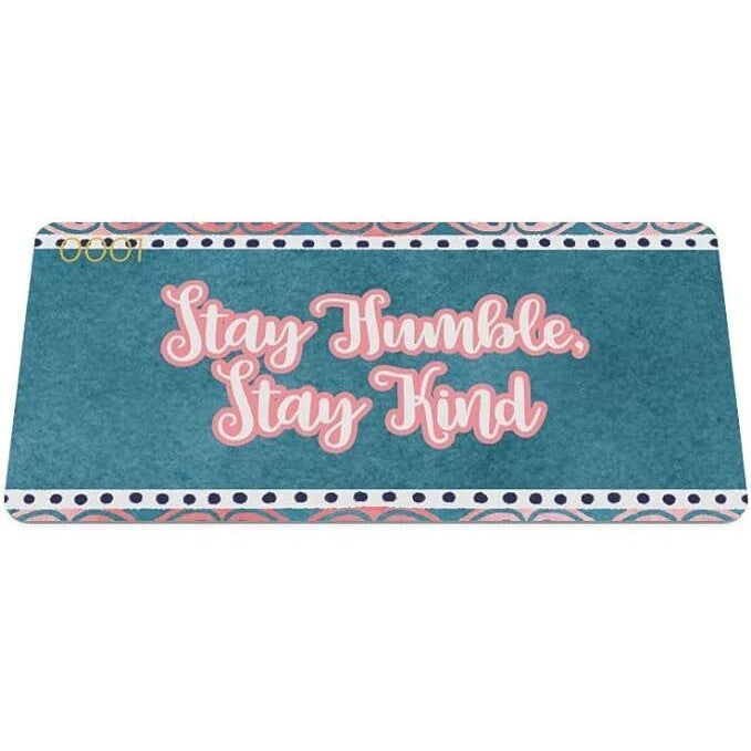 Buy Stay Humble Uplifting & Reversible ZOX LA Collectors Wristband - Difficult times have a profound way of showing us how strong we really are. Super soft and stretchy elastic wristbands made from Recycled Water Bottles Reversible wristbands with art on one side and an uplifting reminder on the inside Limited edition with a serial numbered tag and matching serial collectors card at Sacred Remedy Online