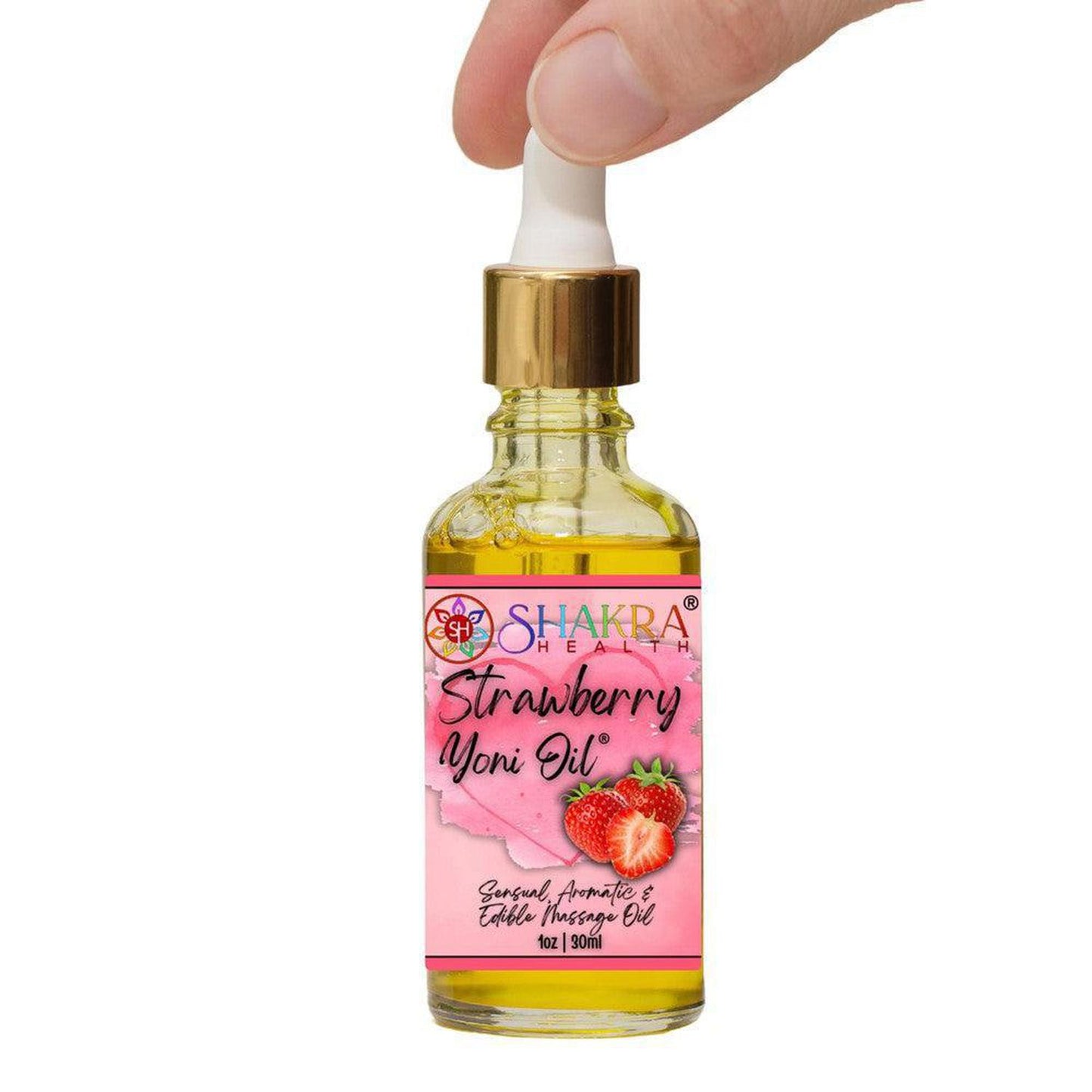 Strawberry Flavoured Yoni Oil. Natural, Vegan Body Care. - Unleash your confidence with our luxurious LGBTQ+ gender neutral, pH balanced & moisturising, edible Yoni Oil. Celebrate your body with our unique, inclusive, organic product. Discover the secret to ultimate comfort, massage, relaxation & pleasure in this versatile oil. Experience pure bliss. Buy Now at Sacred Remedy