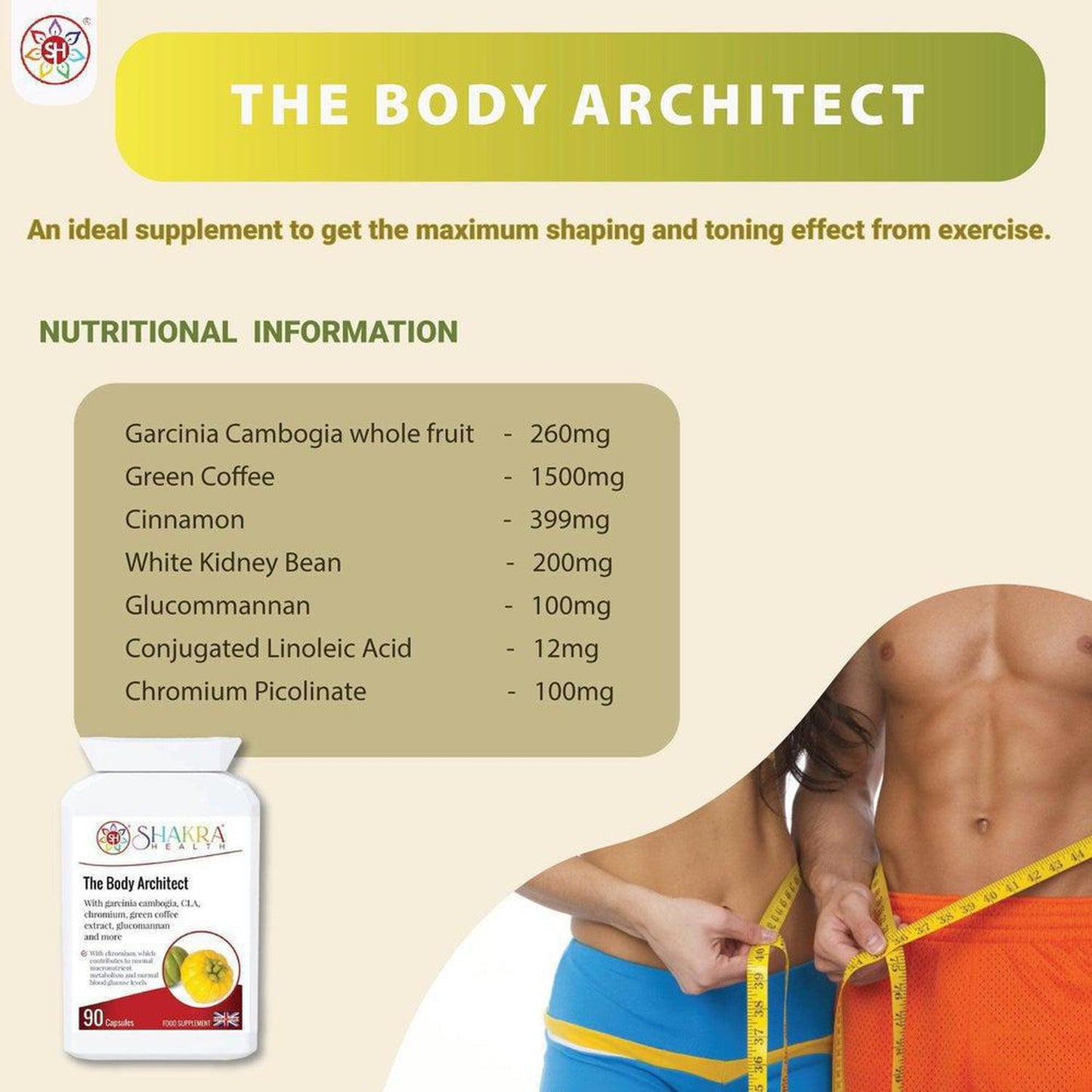 The Body Architect | Use your Metabolism, not a Diet. Slimmer's Complex Support Formula - The Body Architect Slimmer's Complex Support Formula helps optimize metabolism and support weight management goals. This natural supplement is designed to complement a healthy lifestyle and balanced diet, promoting overall well-being. Buy Now at Sacred Remedy