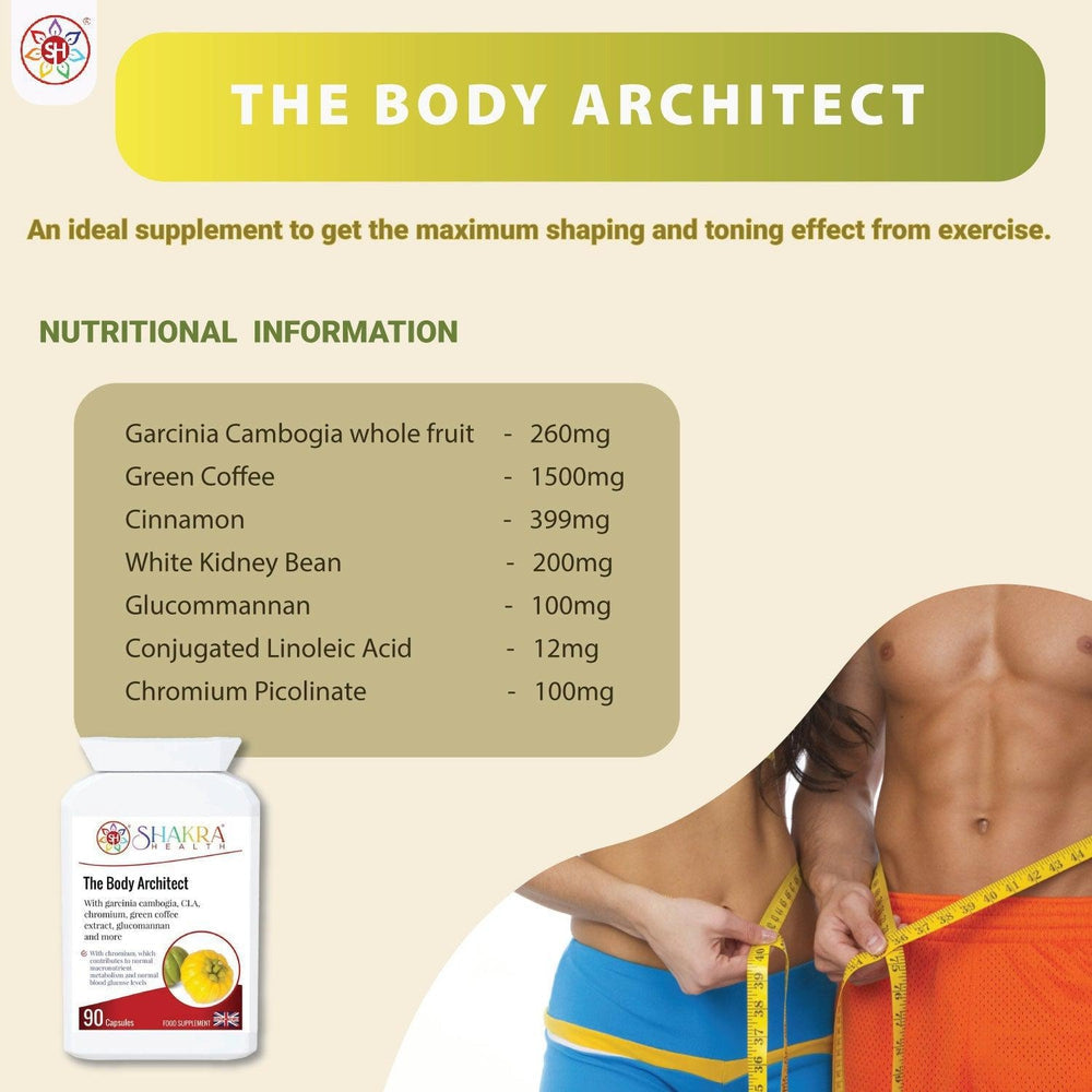 Buy The Body Architect | Use your Metabolism, not a Diet. Slimmer's Complex Support Formula - The Body Architect Slimmer's Complex Support Formula helps optimize metabolism and support weight management goals. This natural supplement is designed to complement a healthy lifestyle and balanced diet, promoting overall well-being. at Sacred Remedy Online