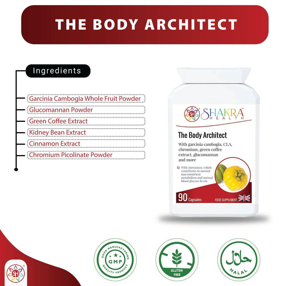 Buy The Body Architect | Use your Metabolism, not a Diet. Slimmer's Complex Support Formula - The Body Architect Slimmer's Complex Support Formula helps optimize metabolism and support weight management goals. This natural supplement is designed to complement a healthy lifestyle and balanced diet, promoting overall well-being. at Sacred Remedy Online