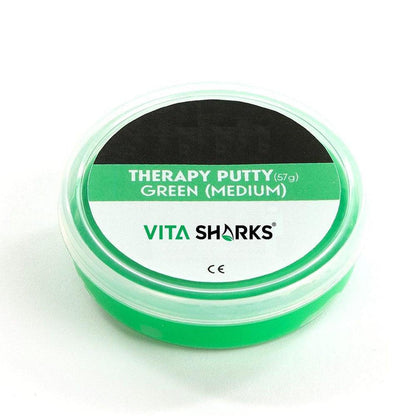 Therapy Putty for Hand Strength, Stroke Rehab & Carpal Tunnel - Non-toxic, colour-coded Therapy Putty (4 strengths) for hand rehab, stroke recovery & Carpal Tunnel. Improves grip, dexterity & motor control. Buy Now at Sacred Remedy