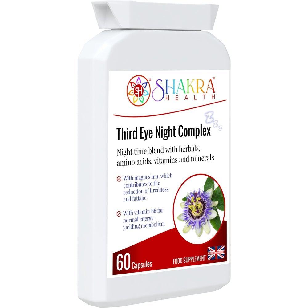 Buy Third Eye Night Complex | Enlightening Sleep Support Supplement with Natural Ingredients - Third Eye Night Complex may help promote relaxation and support a restful sleep experience when used as part of your daily night time routine. at Sacred Remedy Online