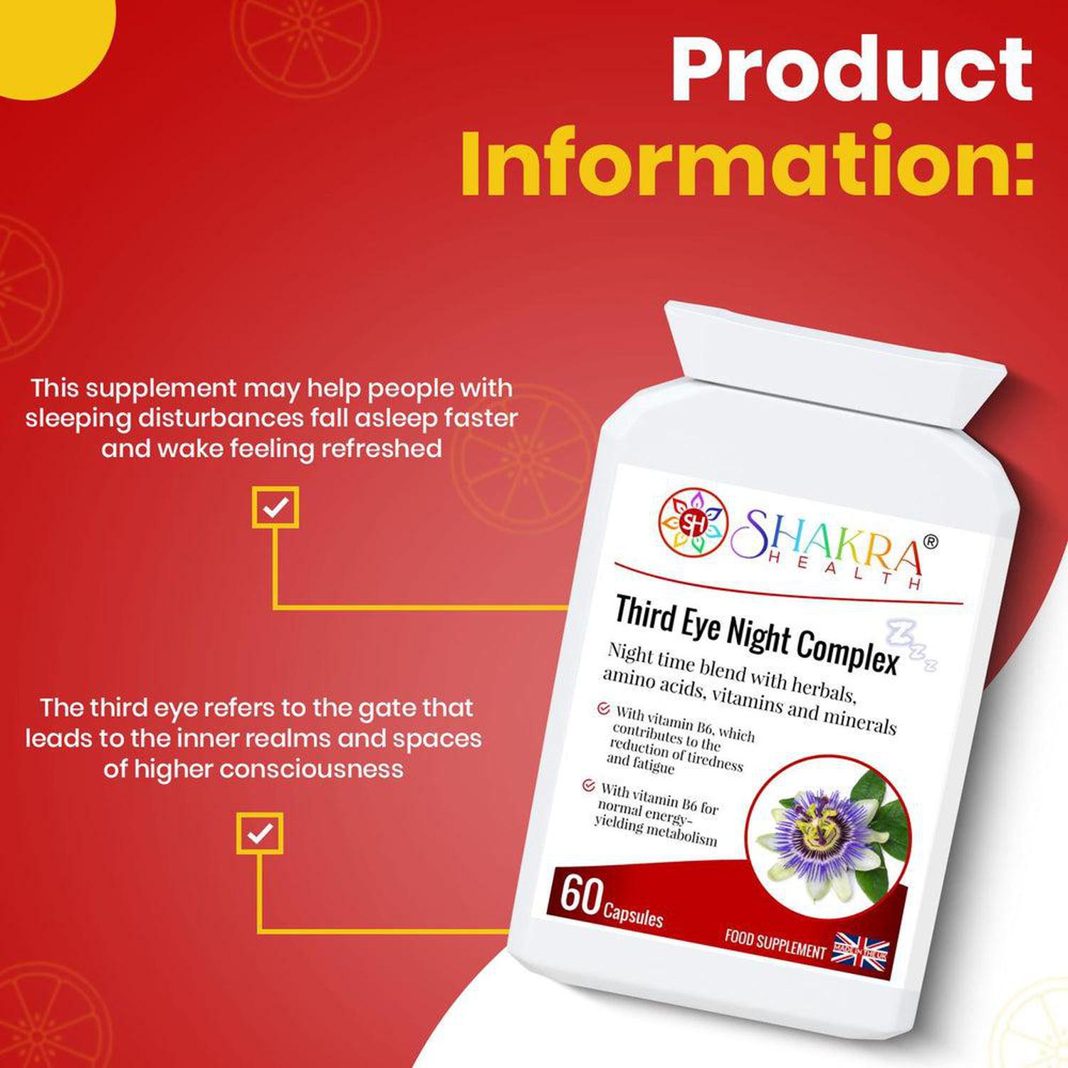 Third Eye Night Complex | Enlightening Sleep Support Supplement with Natural Ingredients - Third Eye Night Complex may help promote relaxation and support a restful sleep experience when used as part of your daily night time routine. Buy Now at Sacred Remedy