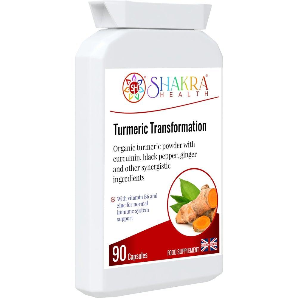 Buy Turmeric Transformation | Anti-Inflammatory 'Ayurvedic Gold' for Joints, Immunity & Energy - Our Turmeric Transformation formula goes beyond ordinary turmeric supplements. We use the purest curcumin extract and combine it with complementary ingredients like black pepper for enhanced absorption and powerful antioxidants for holistic wellness. at Sacred Remedy Online