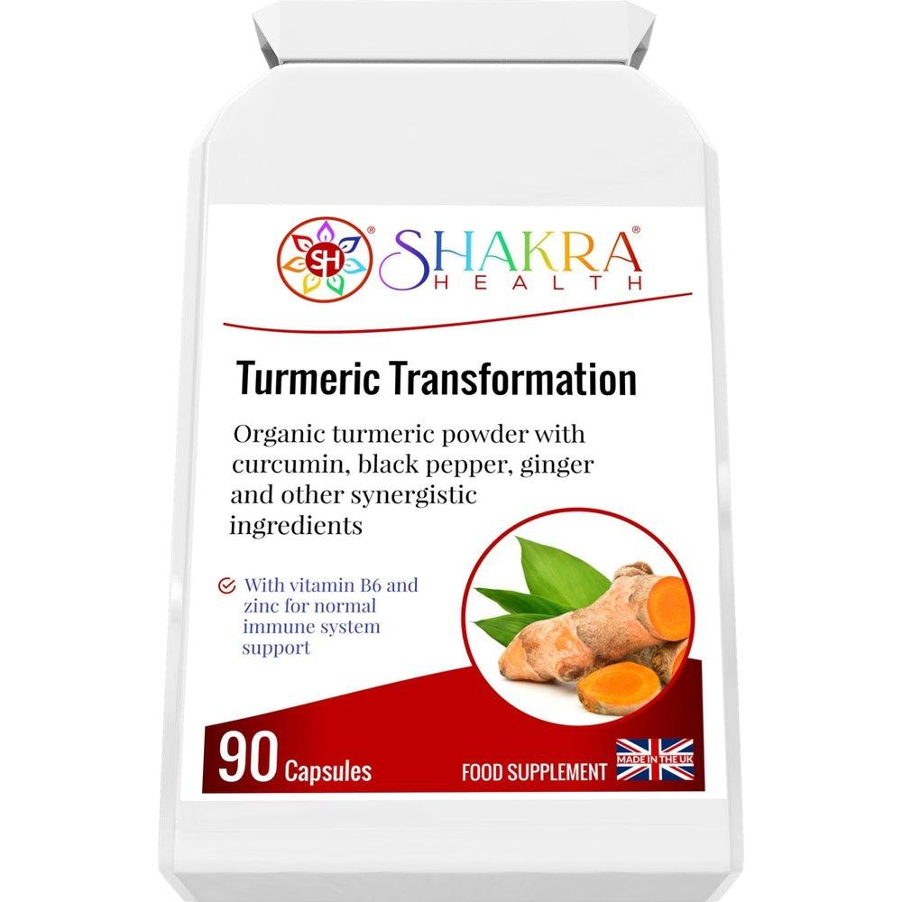 Buy Turmeric Transformation | Anti-Inflammatory 'Ayurvedic Gold' for Joints, Immunity & Energy - Our Turmeric Transformation formula goes beyond ordinary turmeric supplements. We use the purest curcumin extract and combine it with complementary ingredients like black pepper for enhanced absorption and powerful antioxidants for holistic wellness. at Sacred Remedy Online