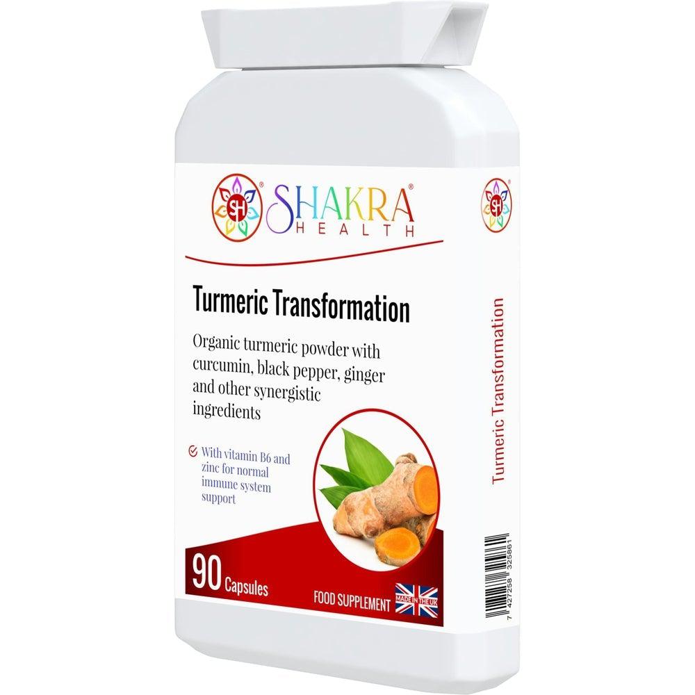 Buy Turmeric Transformation | Anti-Inflammatory 'Ayurvedic Gold' for Joints, Immunity & Energy - Our Turmeric Transformation formula goes beyond ordinary turmeric supplements. We use the purest curcumin extract and combine it with complementary ingredients like black pepper for enhanced absorption and powerful antioxidants for holistic wellness. at Sacred Remedy Online