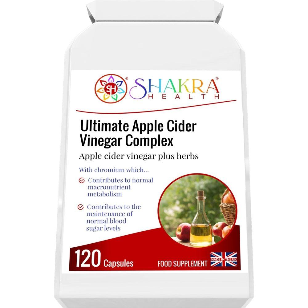 Buy Ultimate Apple Cider Vinegar Complex by Shakra Health Supplements - One of the most powerful and potent health tonics in the world is apple cider vinegar. There is a plethora of apple cider vinegar healing benefits. at Sacred Remedy Online