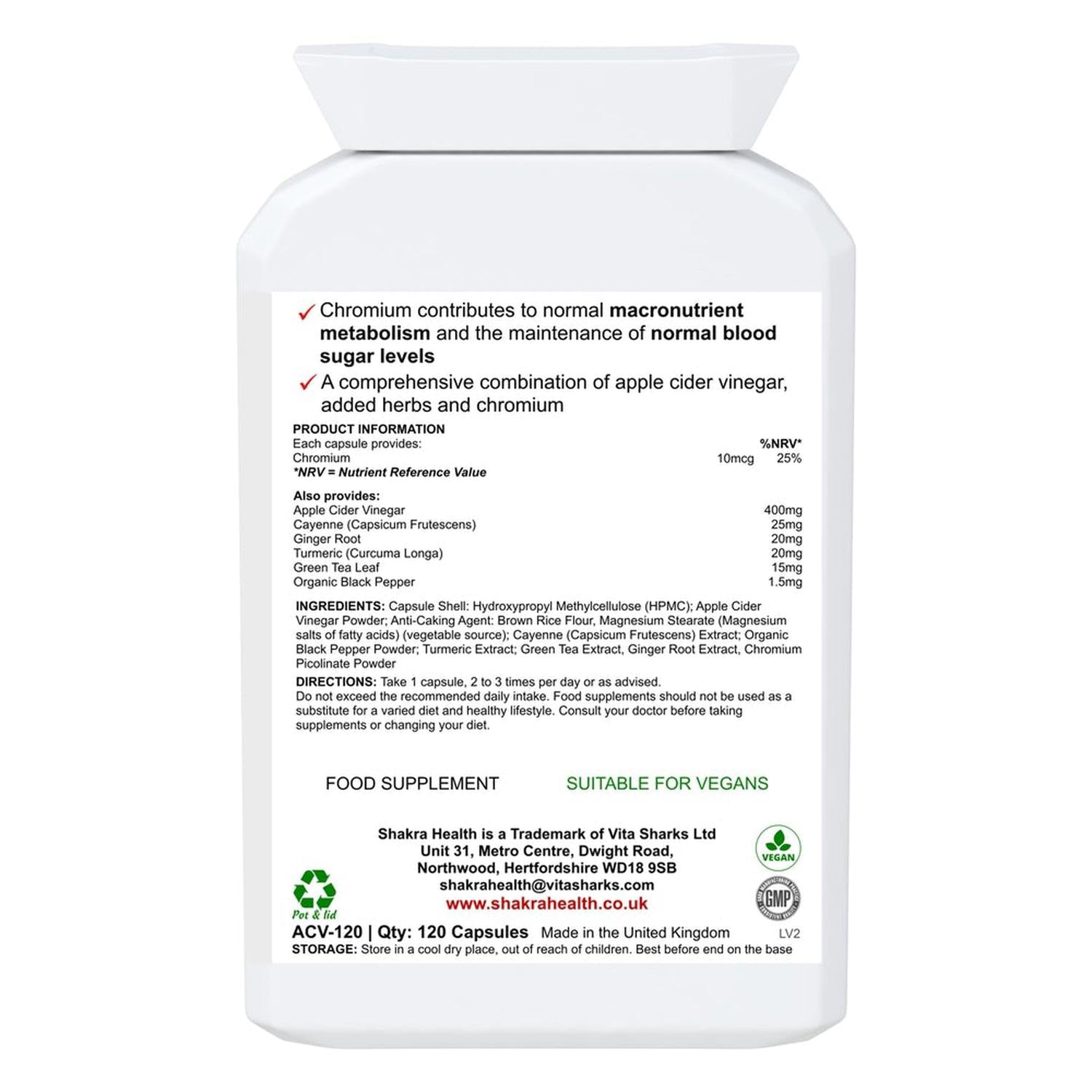 ACV Detox, Gut Health & Metabolism | Apple Cider Vinegar Complex - Reset your system with our Ultimate ACV Complex! Supports healthy pH balance, detox, and gut health. Enhanced with Cayenne, Green Tea, Turmeric & Chromium for metabolism. Buy Now at Sacred Remedy