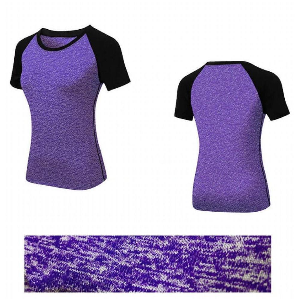 Buy VS Active Wear Fitness T-Shirt | Womens Activewear - Breathable, Anti-Pilling, Anti-Wrinkle/Shrink Fabric. Great to work out, yoga, pilates, excersise and more! Spandex & Polyester, Short Sleeve. Elevate your workout with our ultra-comfortable activewear t-shirt. Designed for optimal performance, this versatile tee is perfect for gym sessions, running, or casual wear. at Sacred Remedy Online