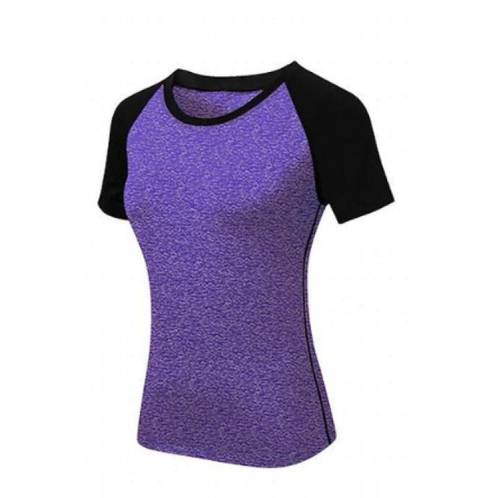 Buy VS Active Wear Fitness T-Shirt | Womens Activewear - Breathable, Anti-Pilling, Anti-Wrinkle/Shrink Fabric. Great to work out, yoga, pilates, excersise and more! Spandex & Polyester, Short Sleeve. Elevate your workout with our ultra-comfortable activewear t-shirt. Designed for optimal performance, this versatile tee is perfect for gym sessions, running, or casual wear. at Sacred Remedy Online