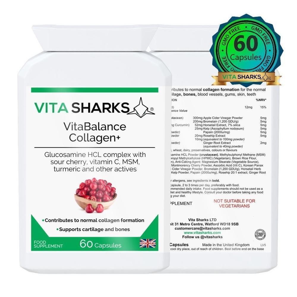 Buy VitaBalance Collagen+ | Bone, Cartilage, Hair, Skin, Nails & Joint Support Supplement - VitaBalance Collagen+ is a health supplement for joint, collagen, bone, cartilage & an all-round flexibility support formula, which contains a special blend of food-based & herbal ingredients. Not many people think about nourishing their skeleton. Find out why you should. at Sacred Remedy Online