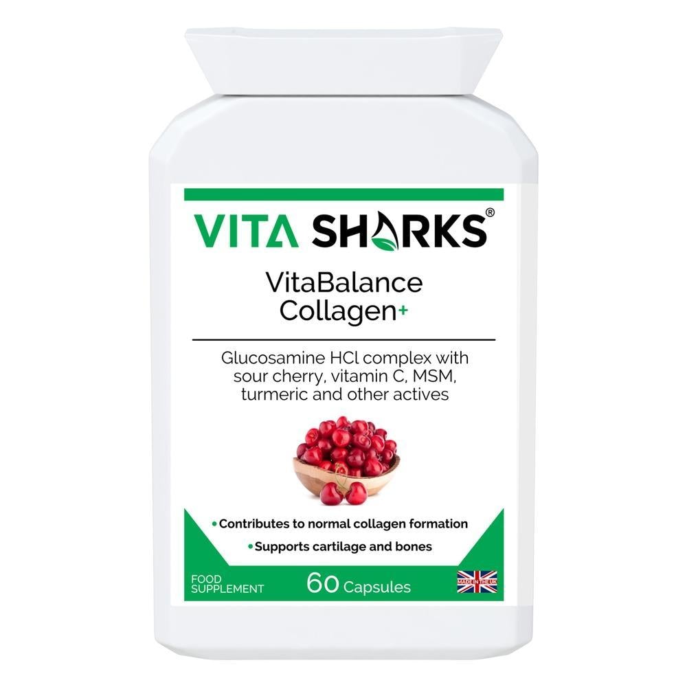 Buy VitaBalance Collagen+ | Bone, Cartilage, Hair, Skin, Nails & Joint Support Supplement - VitaBalance Collagen+ is a health supplement for joint, collagen, bone, cartilage & an all-round flexibility support formula, which contains a special blend of food-based & herbal ingredients. Not many people think about nourishing their skeleton. Find out why you should. at Sacred Remedy Online