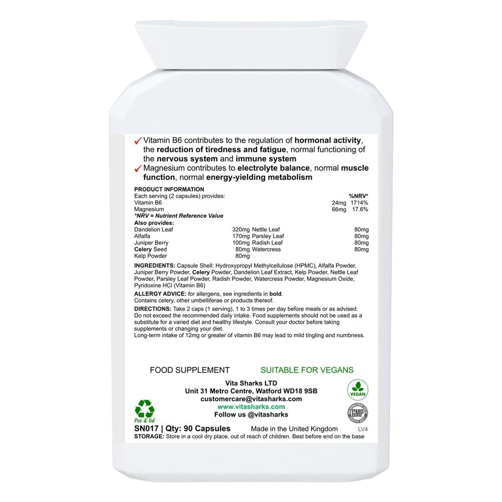 Buy VitaBalance H2go | Fluid Retention, Water Balance & Immune Support Herbal Supplement - A gentle, effective and bioavailable combination of concentrated herbals, vits & other nutrients, designed to support healthy fluid levels in the body & to relieve the symptoms of mild water retention. A natural supplement which facilitates natural weight reduction by eliminating excessive water retention (bodily fluid) in the body. at Sacred Remedy Online