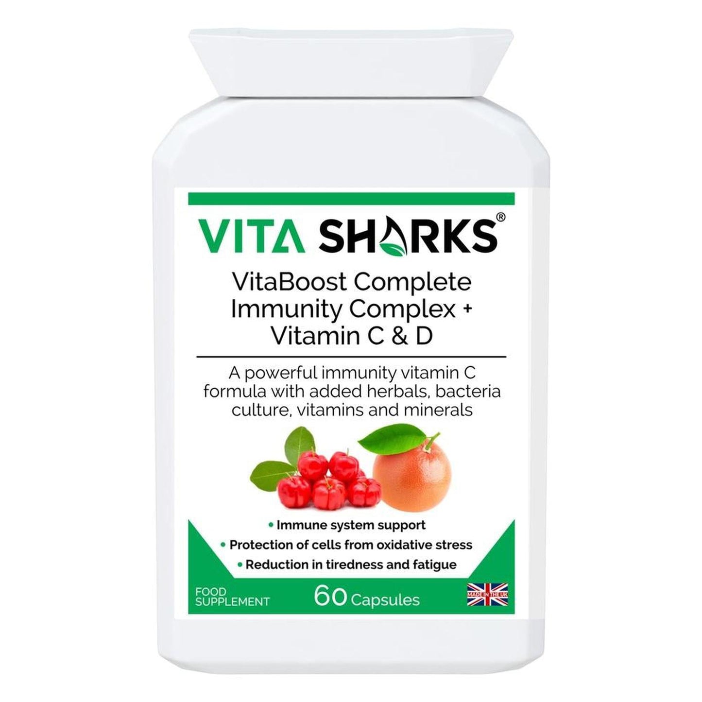 Immunity Complex + Vitamin C & D | Immunity & Anti-Viral Formula - Vitamin C intake is required more now than ever, due to the high amount of processed foods consumed. This Immunity Complex contains vitamin C from multiple sources. Buy Now at Sacred Remedy