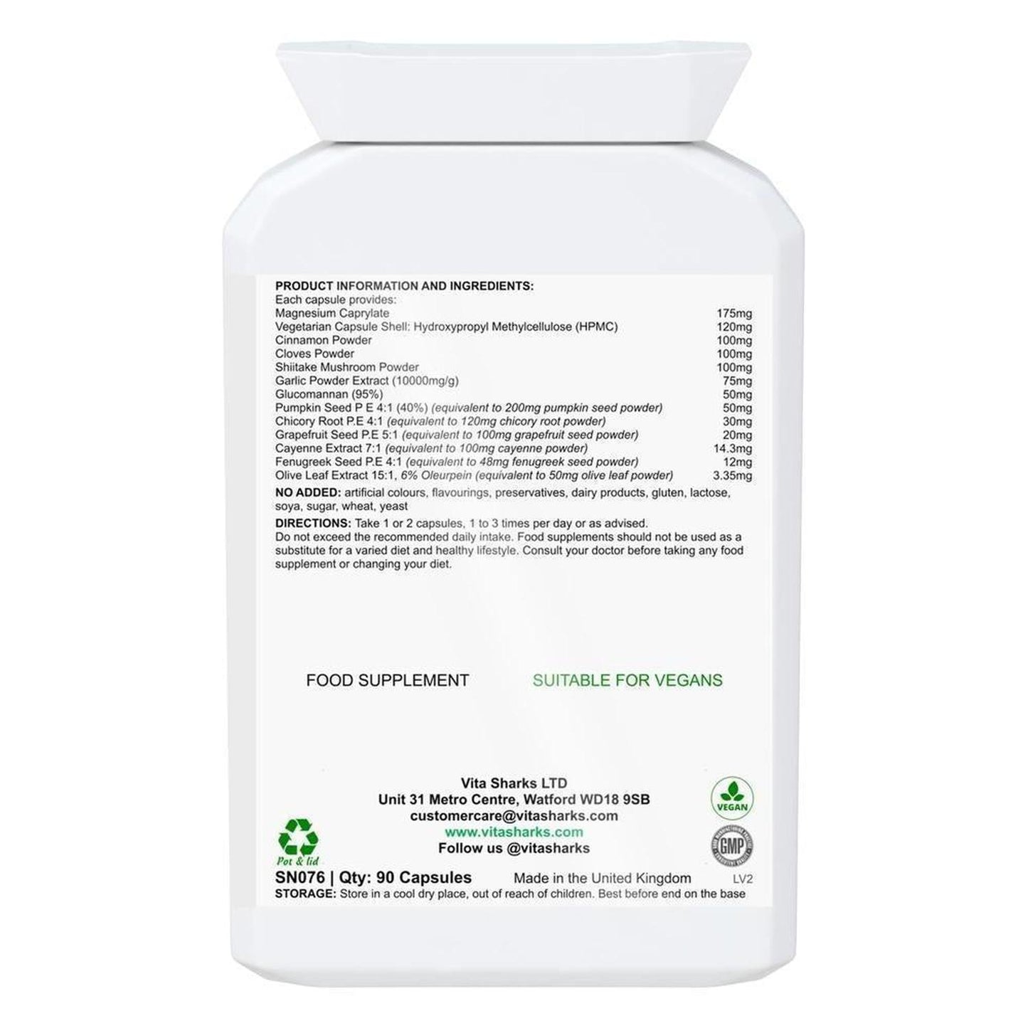 VitaCol Clense Herba 12+ | Gastrointestinal Cleanse & Detox Support - VitaCol Clense Herba 12+ is a broad-spectrum gastrointestinal cleanse & detox supplement, to support a balanced lower digestive tract & protect against internal parasites, worms & other harmful micro-organisms. It contains a range of tried and tested herbs and concentrated foods to support digestive tract health. Buy Now at Sacred Remedy