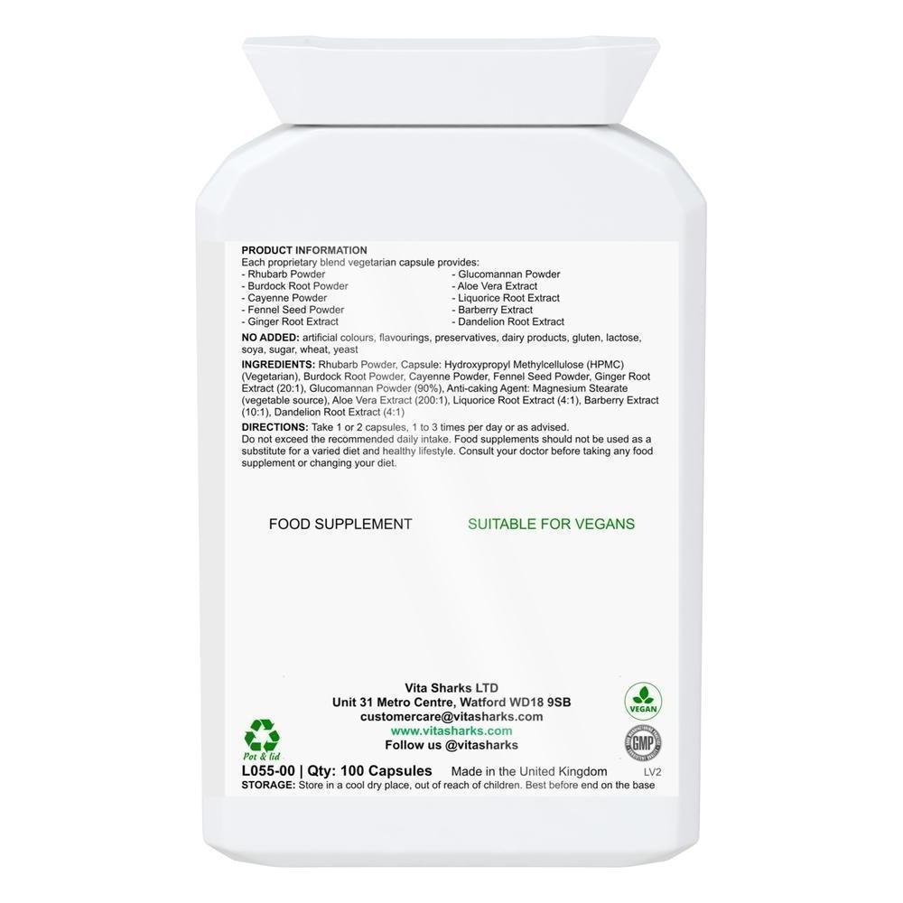 Buy VitaCol Cleanse Herba 10 | High Quality Internal Cleansing Colon & Bowel Support Supplement - VitaCol Cleanse Herba 10 contains a range of active herbal ingredients which may support to cleanse the intestinal tract, soften the stool, stimulate the liver and improve peristalsis. This, in turn, helps to produce bowel movements & expel layers of old encrusted mucus and faecal matter that may have accumulated over time. at Sacred Remedy Online