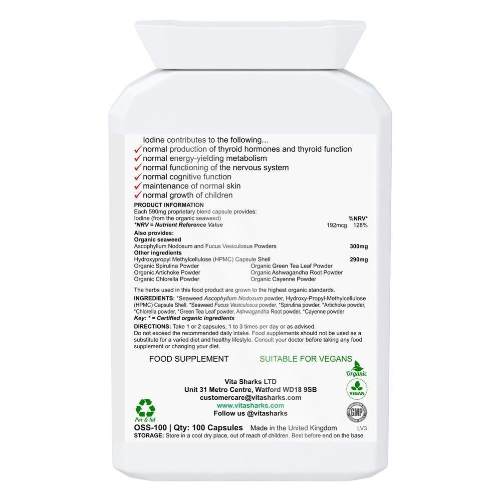 Buy VitaDefence Organic Earth | Organic, Iodine Rich, Alkalising & Detox Supplement - A powerful all-in-one alkalising, cleansing, detoxification and daily nourishment formula, which combines the best of nutrient-dense foods from both the sea and Earth’s soil. This food supplement is iodine-rich and high in a broad spectrum of protective nutrients, including antioxidants, phyto-chemicals, polyphenols, enzymes, amino acids, vitamins and minerals. at Sacred Remedy Online