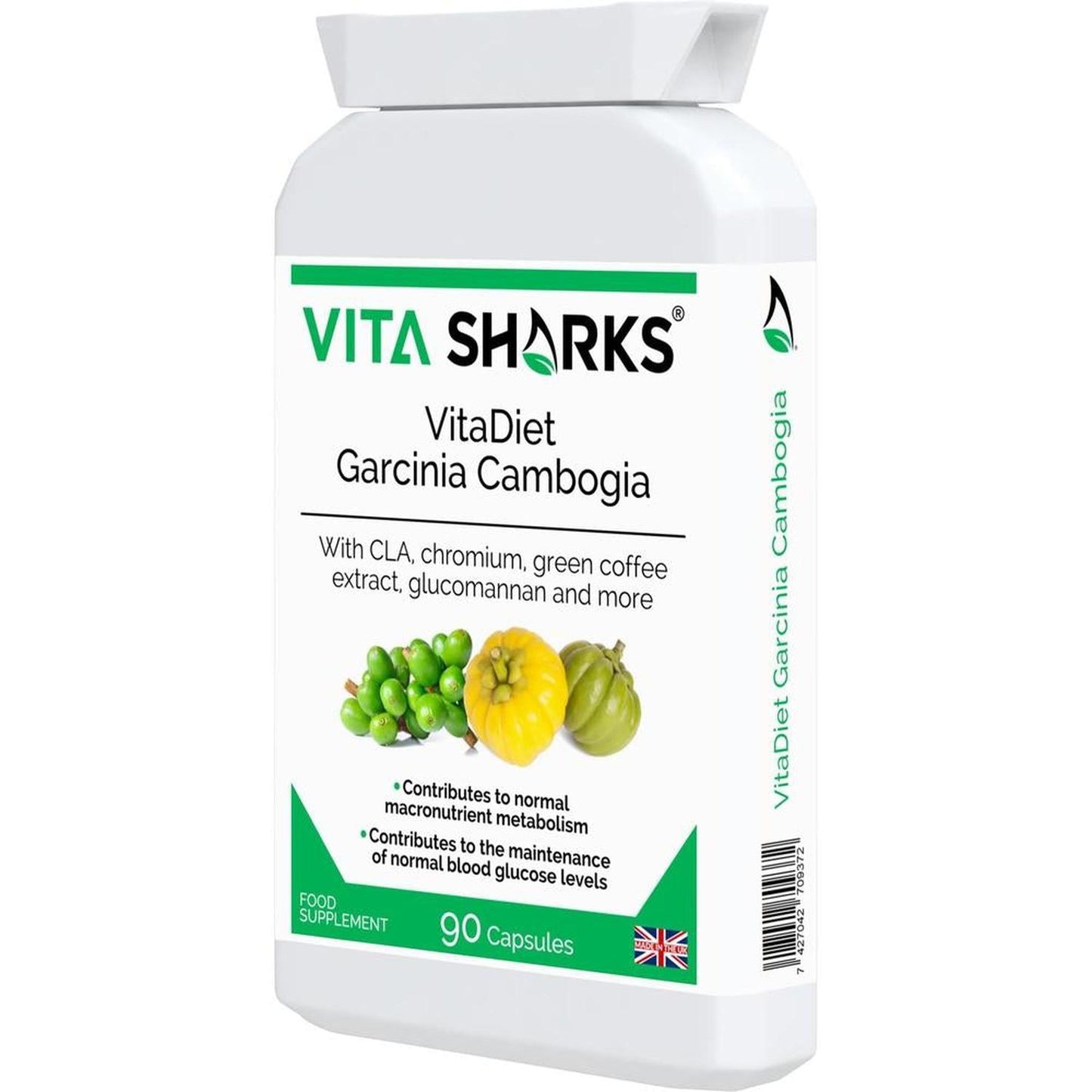 VitaDiet Garcinia Cambogia | Slimmer Support Complex with CLA - Love your silhouette with VitaDiet Garcinia Cambogia! Helps manage appetite. It's the perfect partner to help you shed those pesky love handles and get the most out of your diet and exercise routine. A powerful combination of ingredients encourages your metabolism, allowing you to experience maximal toning and shaping effects! Buy Now at Sacred Remedy