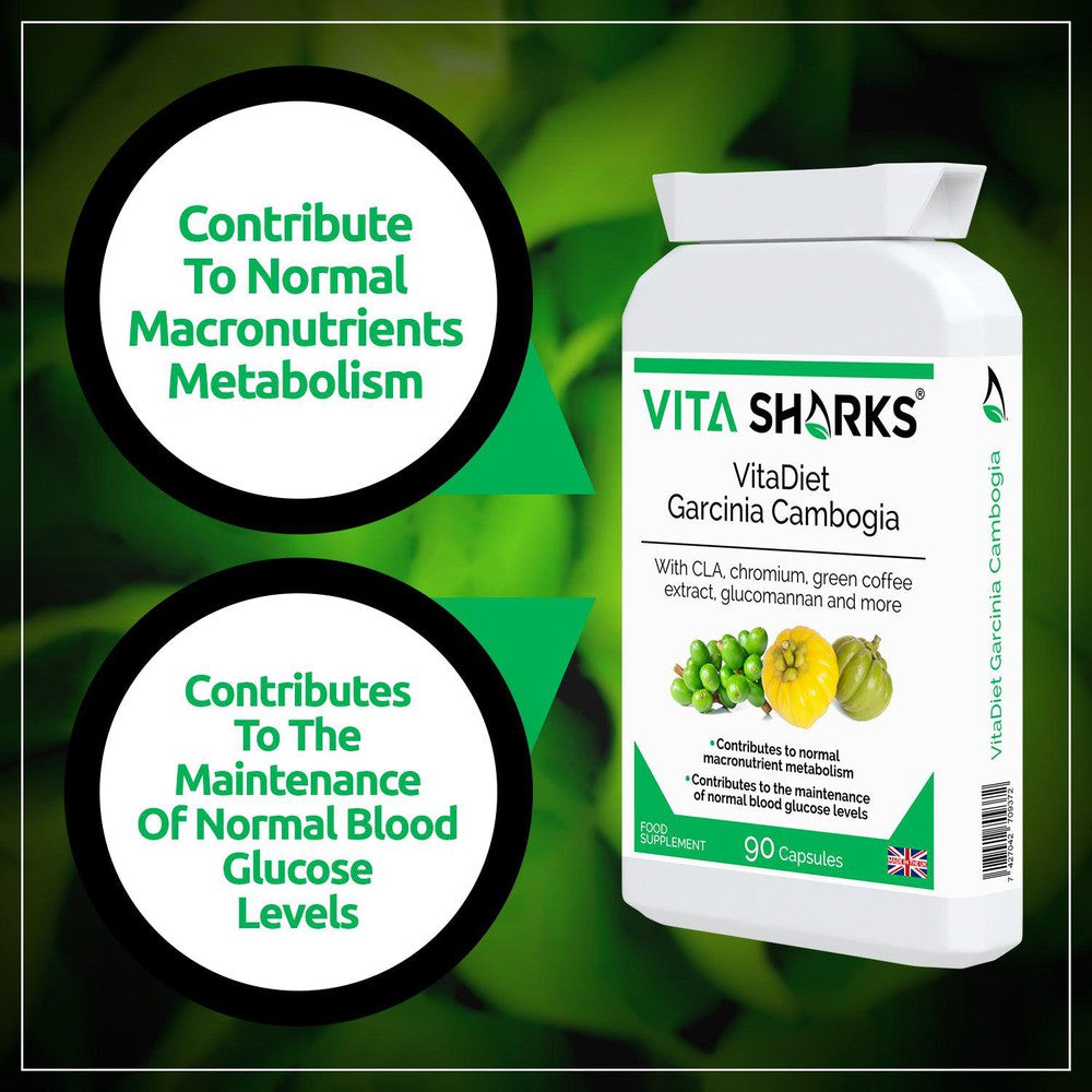 Buy VitaDiet Garcinia Cambogia | Slimmer Support Complex with CLA - Love your silhouette with VitaDiet Garcinia Cambogia! Helps manage appetite. It's the perfect partner to help you shed those pesky love handles and get the most out of your diet and exercise routine. A powerful combination of ingredients encourages your metabolism, allowing you to experience maximal toning and shaping effects! at Sacred Remedy Online