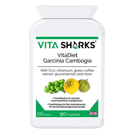 Buy VitaDiet Garcinia Cambogia | Slimmer Support Complex with CLA - Love your silhouette with VitaDiet Garcinia Cambogia! Helps manage appetite. It's the perfect partner to help you shed those pesky love handles and get the most out of your diet and exercise routine. A powerful combination of ingredients encourages your metabolism, allowing you to experience maximal toning and shaping effects! at Sacred Remedy Online