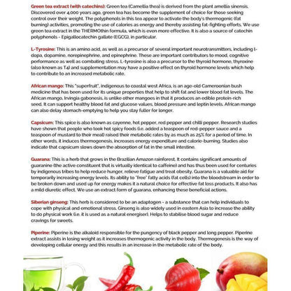 VitaDiet Slim | Thermogenic Metaboliser & Fat Burner to Support Effective Weight Loss - A thermogenic fat metaboliser & herbal weight management health supplement, supporting the body's natural fat burning processes, along with the feeling of fullness, energy levels, thyroid function, carbohydrate, lipid and fatty acid metabolism, stable blood sugar levels & other vital aspects of effective weight loss. Buy Now at Sacred Remedy