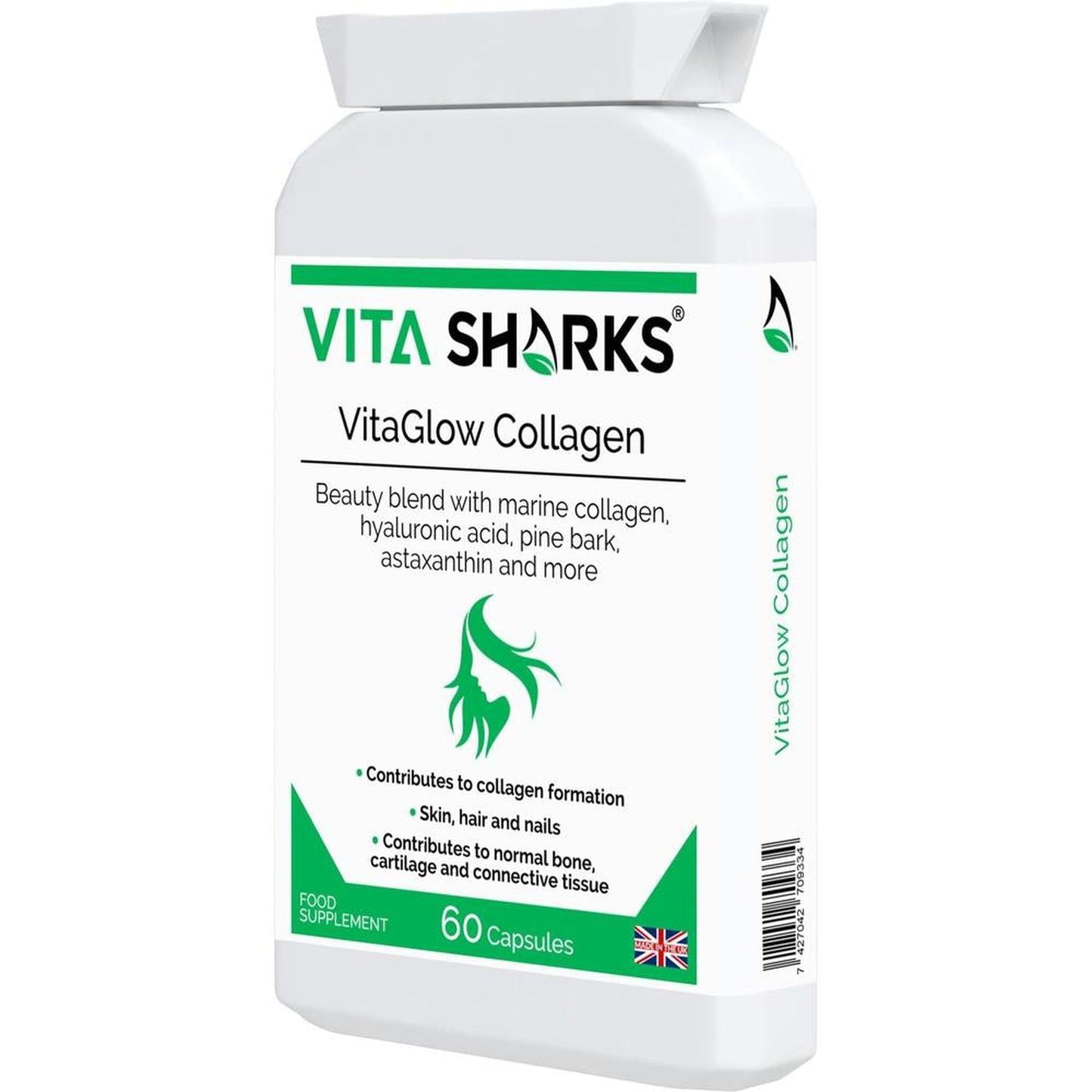 VitaGlow Collagen | High Quality Marine Collagen with Hyaluronic Acid Supplement - This health supplement is more than just collagen. It contains a tailored combination of marine collagen, as well as a clever vitamin, mineral, herbal and nutrient complex that is designed to work from within to help protect the body on a cellular level against ageing and oxidative stress. Buy Now at Sacred Remedy