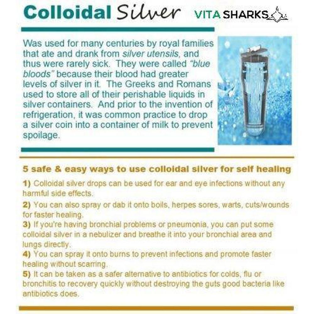 Buy Ionic Colloidal Silver Water VitaPure Spray Bottle | Nature's Best Kept Secret - Humans have enjoyed the beneficial properties of silver for thousands of years. Try VitaPure Ionic Colloidal Silver Water today! at Sacred Remedy Online