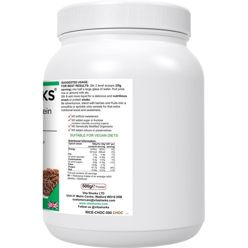 Buy VitaTone Rice Protein Chocolate Shake plus Fibre & Herbs with No Artificial Sweeteners - To support everything from a healthy colon and stable blood sugar levels, to healthy weight management, a fast metabolism & high energy levels. It is easily digestible and does not cause bloating or flatulence, which many people experience with dairy-based protein powders - an ideal alternative to whey and soya. at Sacred Remedy Online